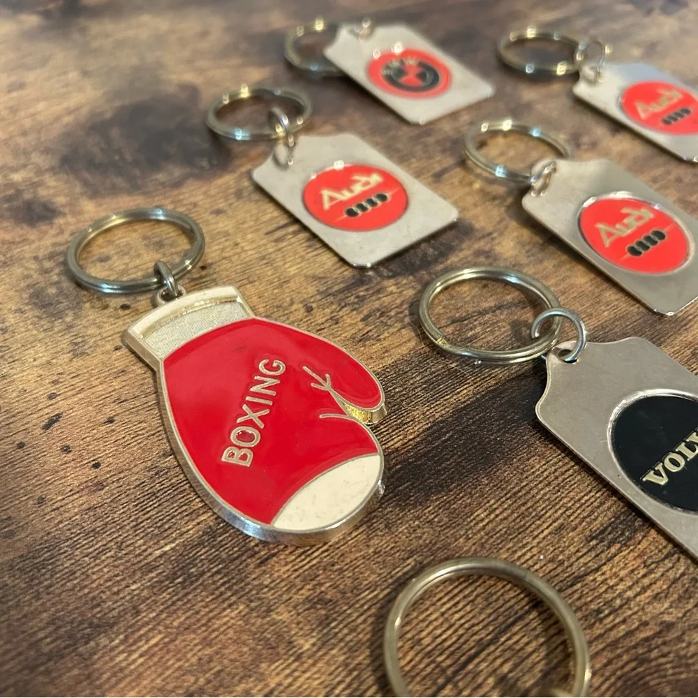 80’s Vintage Car Keychains Audi BMW Volvo German auto